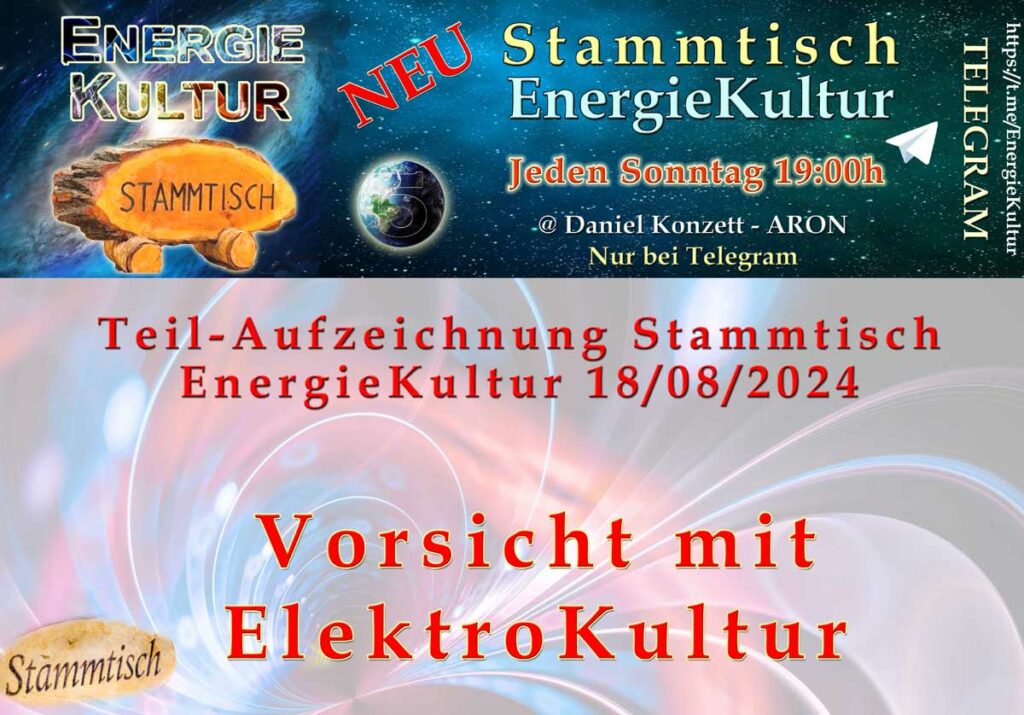 ElektroKultur Vorsicht