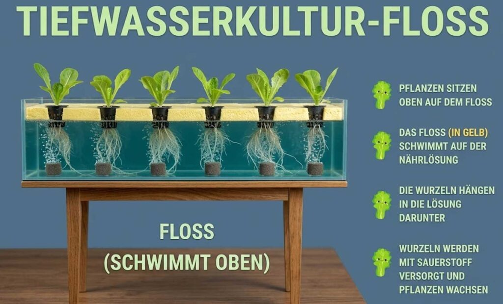 Tiefwasserkultur (DWC) 
