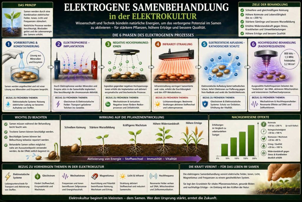 Elektrogene Samenbehandlung